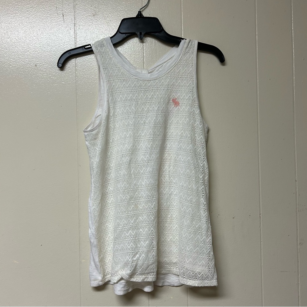 Abercrombie Kids Cream Tank Top Sleeveless Style